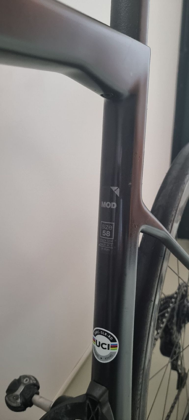 Used BMC Teammachine SLR 01 MOD 2023 Frameset 2023 Road & Gravel, Black — image 7 of 10