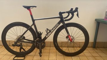 Brugt Colnago V4Rs Disc Ultegra Di2 8100 w/Fulcrum Racing 600 Wheels 2024 Frameset 2024 Road & Gravel