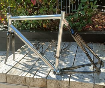 Used Columbus COLUMBUS CINELLI XLR8R 2004 SUPERMUSCLE CARBON ROAD BICYCLE PROTOYPE Frameset 2004 Road & Gravel, Light Gray — image 10 of 31
