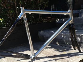 Columbus, COLUMBUS CINELLI XLR8R 2004 SUPERMUSCLE CARBON ROAD BICYCLE PROTOYPE Frameset