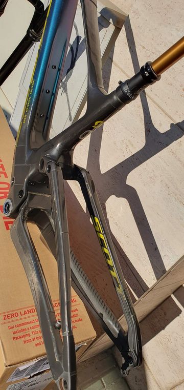 Gebrauchtes Scott Spark RC Team Issue AXS 2023 Frameset 2023 Mountainbike, Grün, 29 — Bild 2 von 14