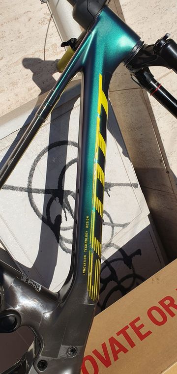 Gebrauchtes Scott Spark RC Team Issue AXS 2023 Frameset 2023 Mountainbike, Grün, 29 — Bild 9 von 14