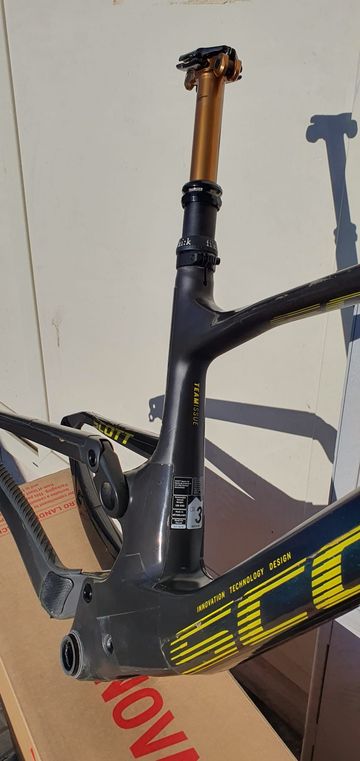 Gebrauchtes Scott Spark RC Team Issue AXS 2023 Frameset 2023 Mountainbike, Grün, 29 — Bild 8 von 14