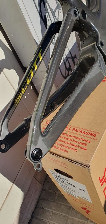 Gebrauchtes Scott Spark RC Team Issue AXS 2023 Frameset 2023 Mountainbike, Grün, 29 — Bild 7 von 14