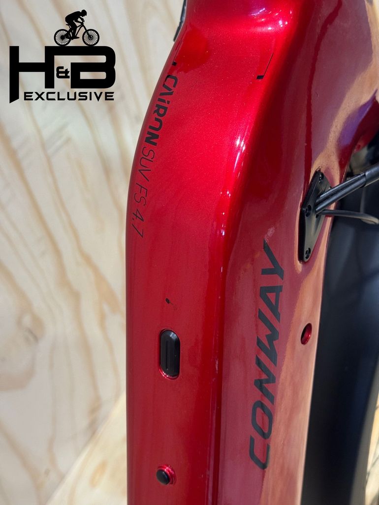 Used Conway Cairon SUV FS 4.7 Shimano Deore 2024 Urban, Red — image 10 of 16