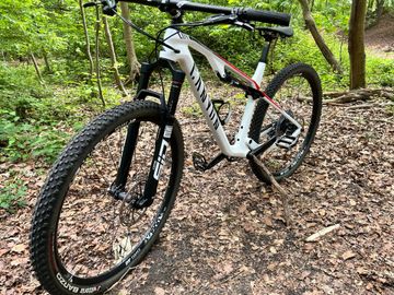 Gebrauchtes Canyon LUX SRAM NX Eagle 2021 Mountainbike, Weiß — Bild 1 von 8