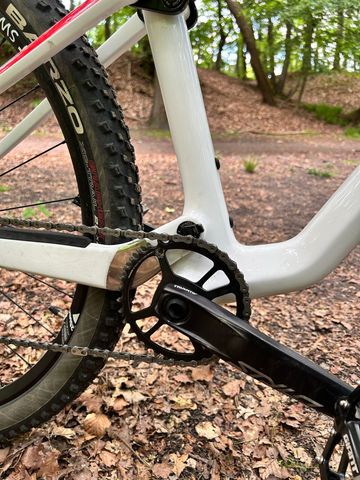 Gebrauchtes Canyon LUX SRAM NX Eagle 2021 Mountainbike, Weiß — Bild 5 von 8