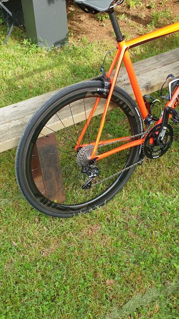 Used Cannondale SuperSix Evo Ultegra 2018 2018 Road & Gravel, Orange — image 3 of 4