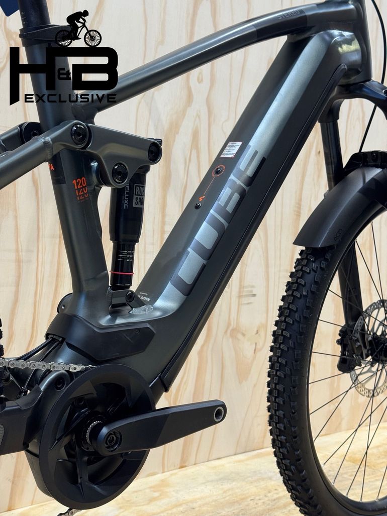 Used CUBE Stereo Hybrid 120 Pro 625 Shimano Deore 2024 Mountainbike, Black — image 11 of 13