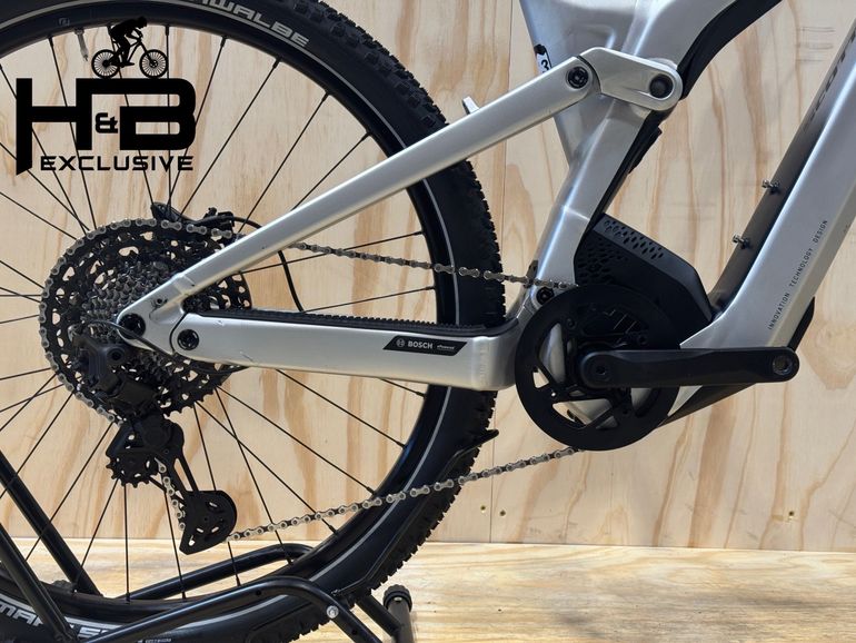 Used Scott Axis ERIDE FS 10 Shimano XT 2024 Mountainbike, Hellgrau — image 3 of 11