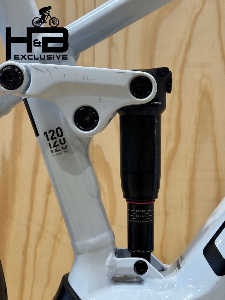 Used CUBE Stereo Hybrid 120 Pro 750 Shimano Deore 2024 Mountainbike, Light Gray — image 10 of 13