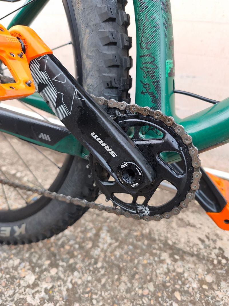 Gebrauchtes Kona Big honzo SRAM NX 2022 Mountainbike, Grün — Bild 9 von 11