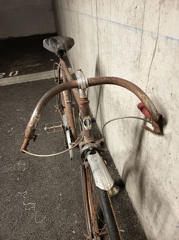 Used Victor Linart Randonneuse Une Vitesse 1967 Urban, Red — image 4 of 8
