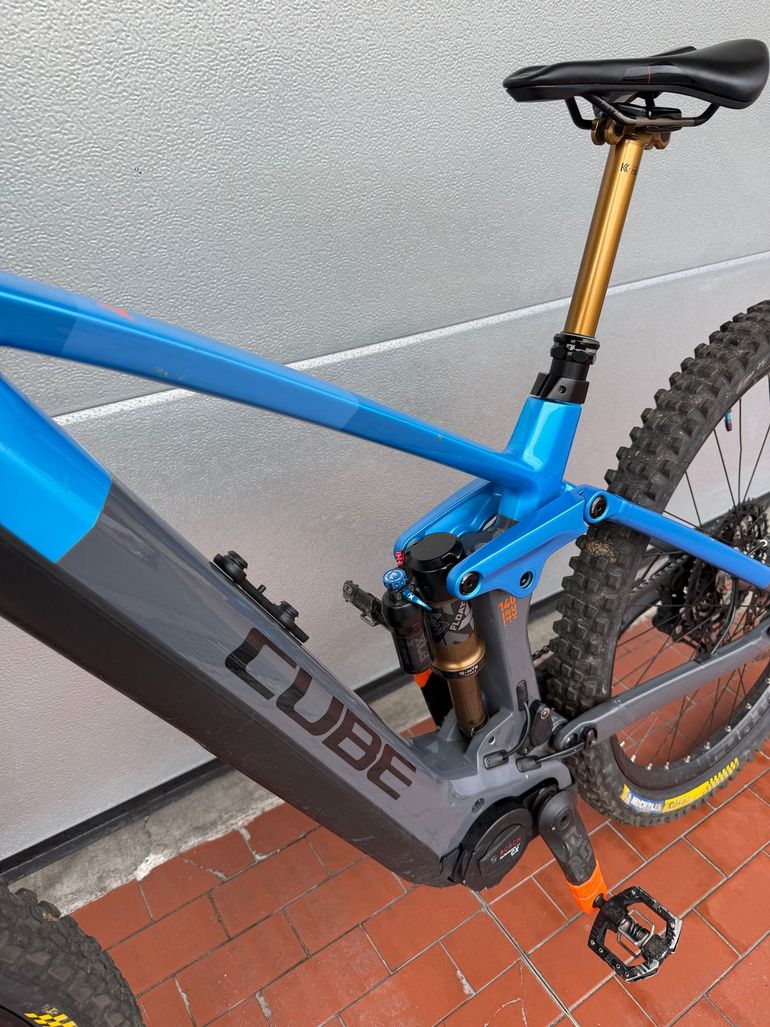 Used CUBE STEREO HYBRID 140 HPC, ACTIONTEAM 750 2024 2024 Mountainbike, Blue, 29 — image 6 of 7