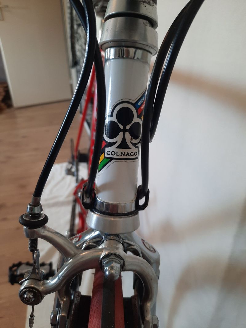 Used Colnago Custom Campagnolo Chorus 1991 Road & Gravel, Red — image 11 of 26