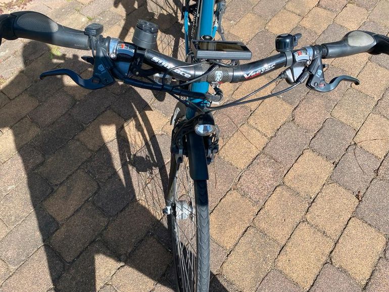 Used UNIVERSAL E-bike Trekkingrad R10 2010 Urban, Blue — image 5 of 22