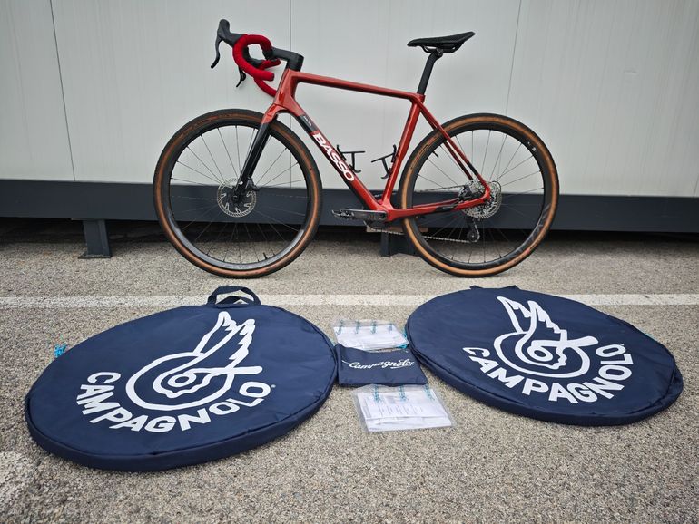 Used Basso Palta Campagnolo Ekar 2025 2025 Road & Gravel, Red — image 1 of 17