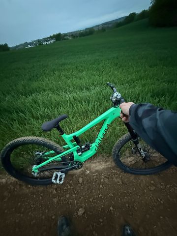 Gebrauchtes Santa Cruz Bronson Single Speed / Fixed Gear 2022 Mountainbike, Grün — Bild 5 von 10