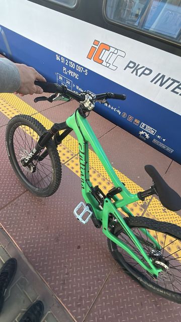 Gebrauchtes Santa Cruz Bronson Single Speed / Fixed Gear 2022 Mountainbike, Grün — Bild 2 von 10