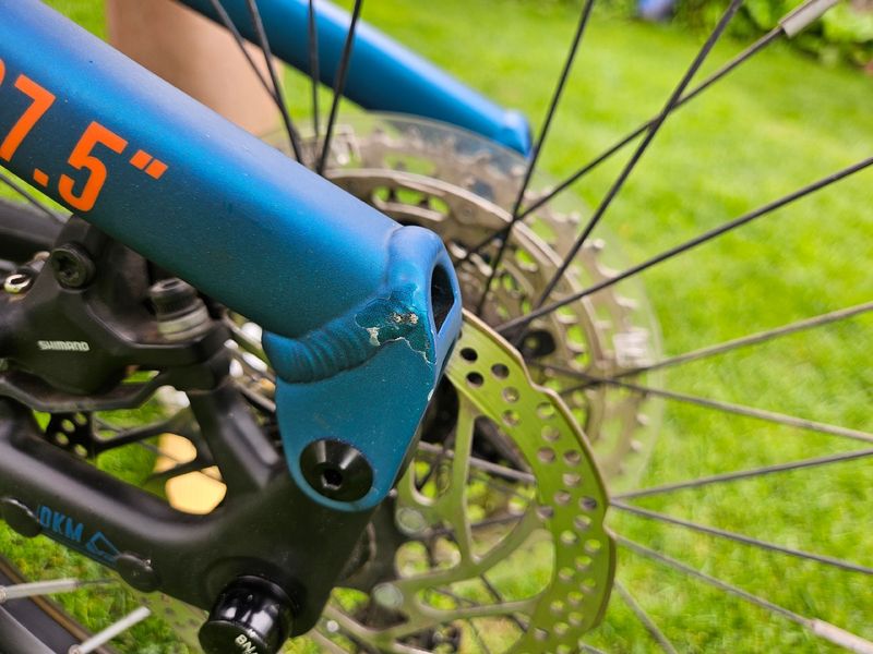 Used R RAYMON FullRay E-Seven 7.0 2021 2021 Mountainbike, Blue, 27.5 — image 20 of 37
