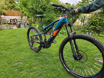 Used R RAYMON FullRay E-Seven 7.0 2021 2021 Mountainbike, Blue, 27.5 — image 2 of 37