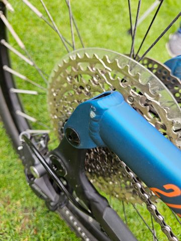 Used R RAYMON FullRay E-Seven 7.0 2021 2021 Mountainbike, Blue, 27.5 — image 19 of 37