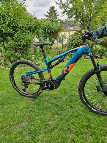 Used R RAYMON FullRay E-Seven 7.0 2021 2021 Mountainbike, Blue, 27.5 — image 1 of 37