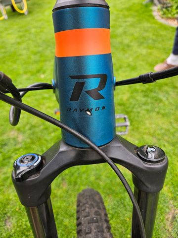 Used R RAYMON FullRay E-Seven 7.0 2021 2021 Mountainbike, Blue, 27.5 — image 7 of 37