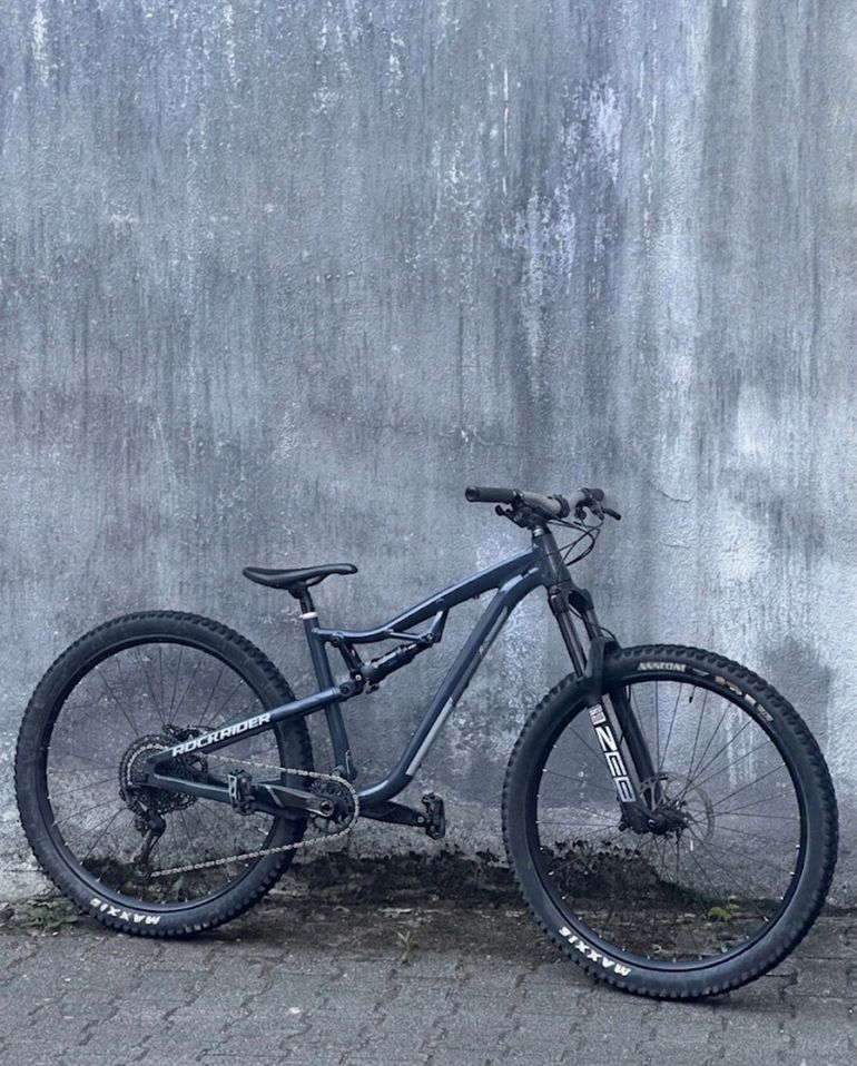 Used ROCKRIDER All mountain Shimano Deore XT 2023 Mountainbike, Light Gray — image 1 of 5