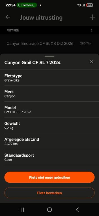 Used Canyon Grail CF SL 7 2024 2024 Road & Gravel, Black — image 4 of 6