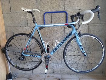 Used Cannondale Supersix Evo 2014 2014 Road & Gravel, Blue — image 1 of 4