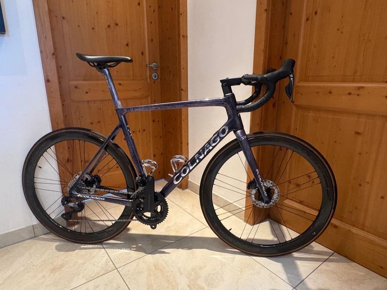 Used Colnago V3-RS Disc Limited Edition Tour de France Bike 2021 2022 Road & Gravel, Blau — image 1 of 8