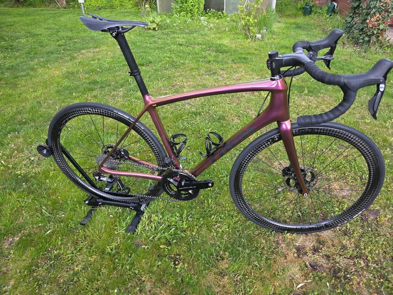 Used Trek Domane SLR 9 2020 2020 Road & Gravel, Orange — image 1 of 3
