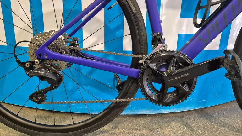 Used Specialized Roubaix SL8 Sport - Shimano 105 2024 2024 Road & Gravel, Blue — image 3 of 7