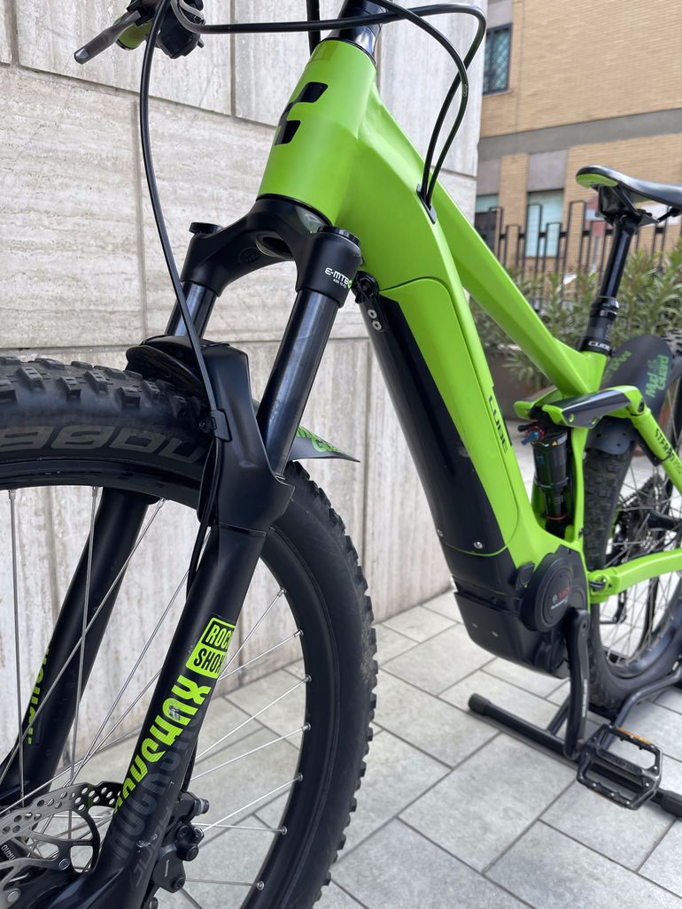 Used CUBE STEREO HYBRID 120 Pro 500 2019 2019 Mountainbike, Green, 27.5, 29 — image 7 of 8