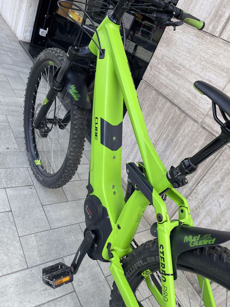 Used CUBE STEREO HYBRID 120 Pro 500 2019 2019 Mountainbike, Green, 27.5, 29 — image 5 of 8