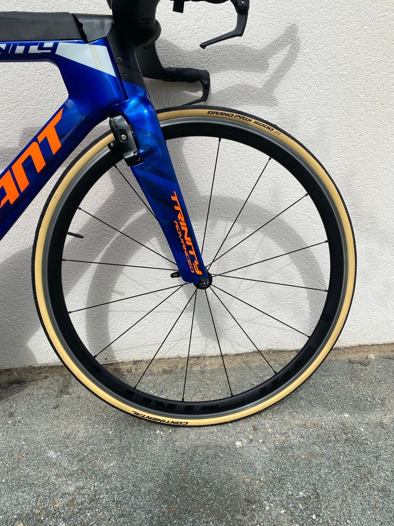 Used Giant Trinity SRAM Force eTap AXS 2018 Road & Gravel, Blue — image 8 of 14