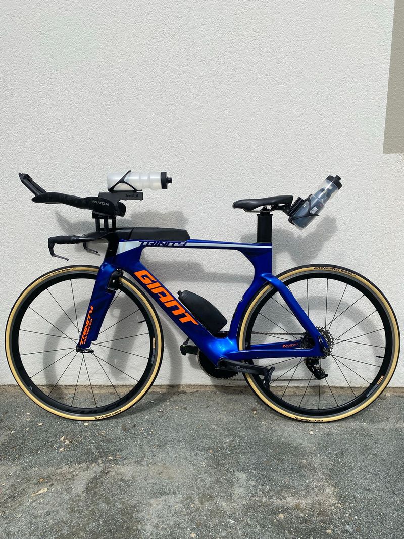 Used Giant Trinity SRAM Force eTap AXS 2018 Road & Gravel, Blue — image 2 of 14