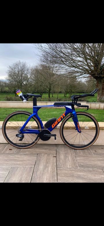 Used Giant Trinity SRAM Force eTap AXS 2018 Road & Gravel, Blue — image 14 of 14