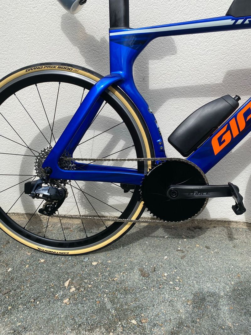 Used Giant Trinity SRAM Force eTap AXS 2018 Road & Gravel, Blue — image 7 of 14