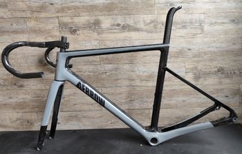 Schmolke Carbon, Schmolke Aerrow SL Gr. M Grau-Schwarz "Special Edition" Frameset Frameset