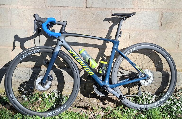 Used Specialized Roubaix Expert 2020 2020 Road & Gravel, Blue — image 2 of 4
