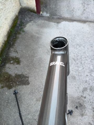 Gebrauchtes Protek Gravel Frameset 2022 Road & Gravel, Hellgrau — Bild 3 von 4