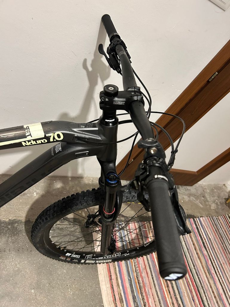 Used Haibike Nduro Shimano Deore XT 2017 Mountainbike, Schwarz, 27,5 (650B) — image 4 of 6