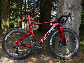 Used Factor One Shimano Dura Ace Di2 2026 Road & Gravel, Red — image 2 of 18