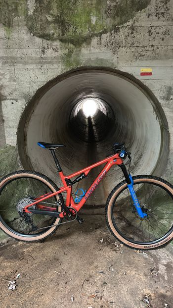Used Santa Cruz Blur R / Carbon C / 29 2019 Frameset 2019 Mountainbike, Red, 29 — image 1 of 5