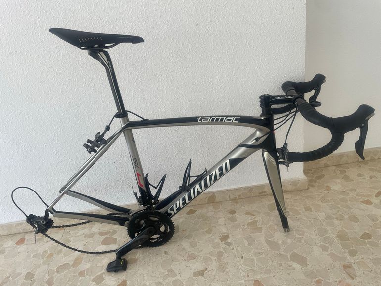 Used Specialized Tarmac SL4 Pro Frameset 2014 Frameset 2014 Road & Gravel, Grigio chiaro — image 1 of 8