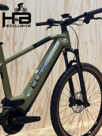 Used CUBE Reaction Hybrid Race 750 SHIMANO XT 2024 Mountainbike, Green — image 11 of 13