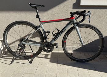 Used BMC TEAMMACHINE SLR 01 ONE 2019 2019 Road & Gravel, Light Gray — image 1 of 3