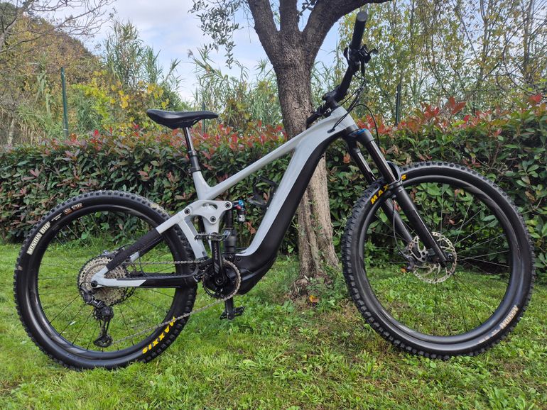Used Giant Giant Reign E 1+ 2022 Mountainbike, Light Gray — image 11 of 11